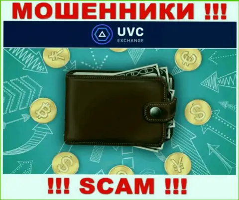 Crypto кошелек - именно в этом направлении оказывают услуги интернет мошенники UVC Exchange