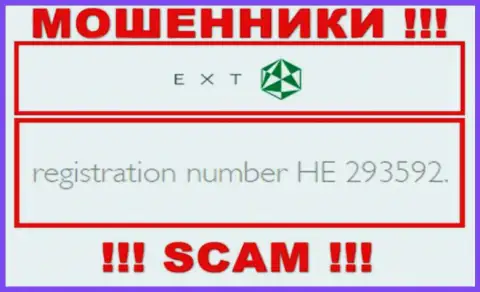 Регистрационный номер EXANTE - HE 293592 от потери денежных средств не спасет