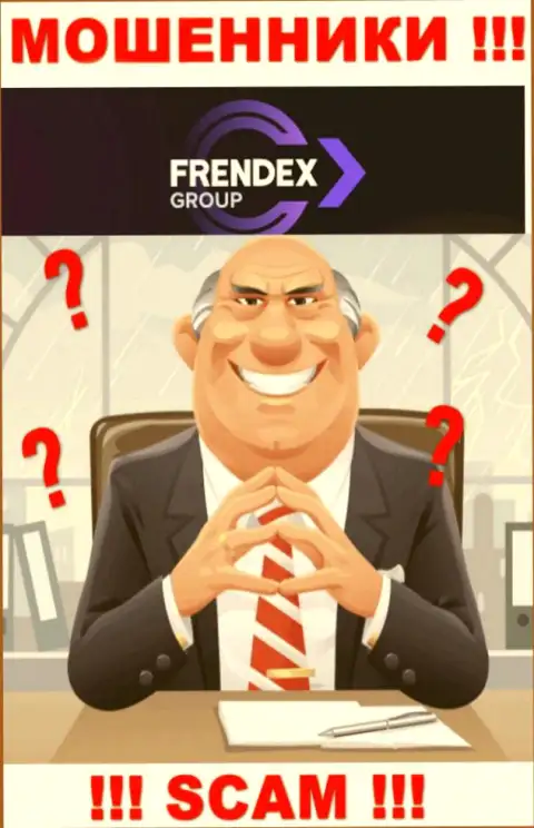 Ни имен, ни фото тех, кто управляет организацией FRENDEX EUROPE OÜ в глобальной сети internet не отыскать