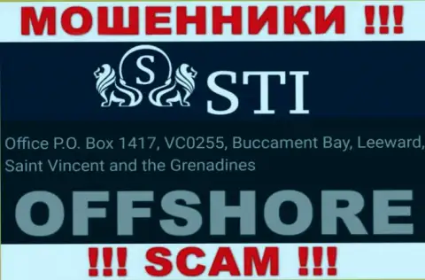 StokOptions Com - это противозаконно действующая компания, пустила корни в оффшорной зоне Office P.O. Box 1417, VC0255, Buccament Bay, Leeward, Saint Vincent and the Grenadines, будьте внимательны
