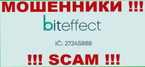 Рег. номер еще одной преступно действующей конторы BitEffect - 27245888