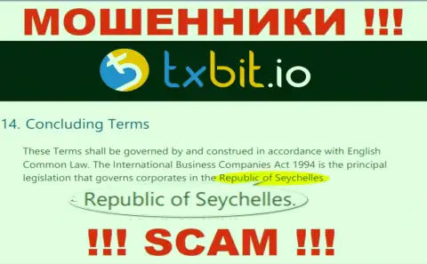 Пустив корни в офшорной зоне, на территории Seychelles, ТХ Бит безнаказанно обманывают клиентов