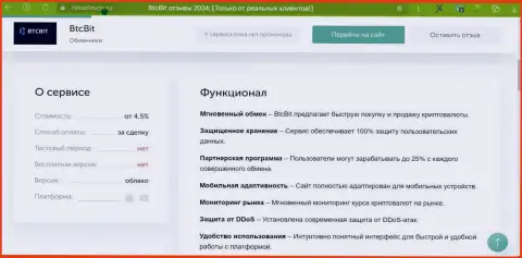 Условия сотрудничества интернет компании БТК Бит в обзорном материале на веб-сайте NikSolovov Ru